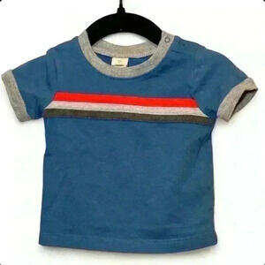 Tucker & Tate - Blue w stripes short sleeve- boys 3 months